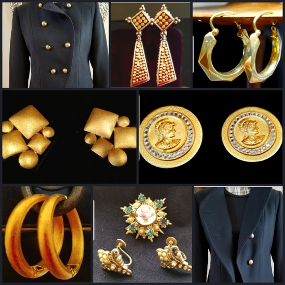 Juicy Couture 100% Black Wool Crop Military Blazer - Picture 10 of 12